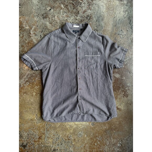 Ted Baker Unisex pyjama Shirt Button Up 100% Cotton Size 5 Old Money - Picture 1 of 8